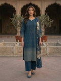 Deep Teal Blue Chikankari