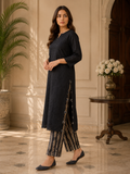 Black Chikankari