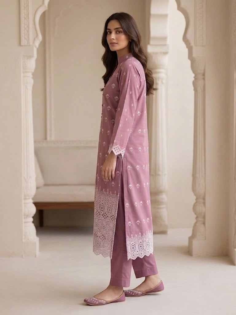 Light Pink Chikankari